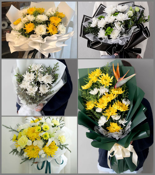 四川成都彭州市濛阳镇清卓村白事花束代送